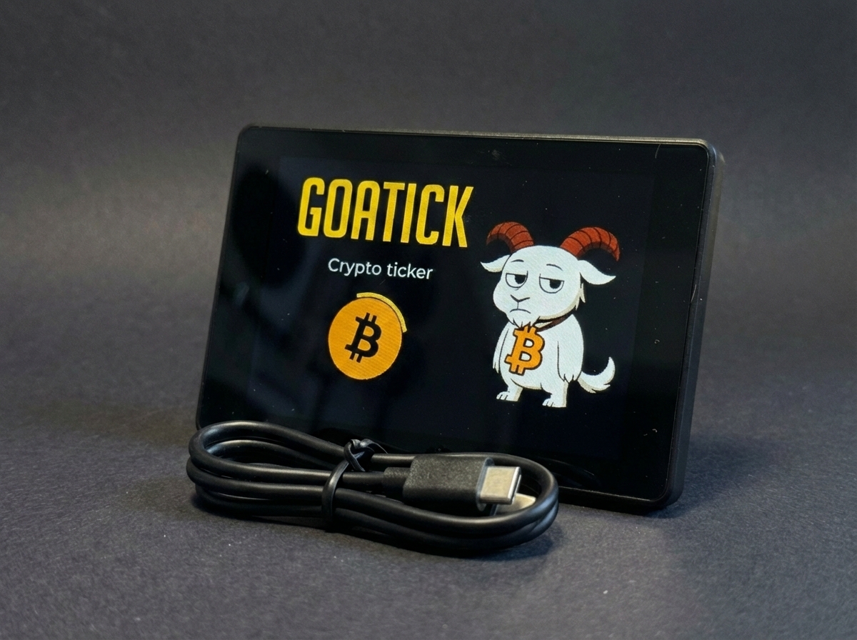 GOATICK — Écran allumé